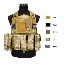 Multicam CP Chaleco Táctico MOLLE RRV combate Airsoft