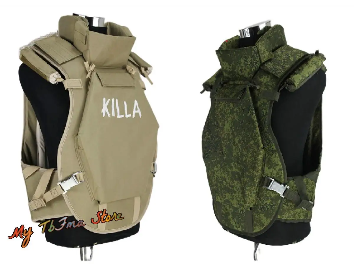 Chaleco táctico EMR ruso con protección balística y MOLLE