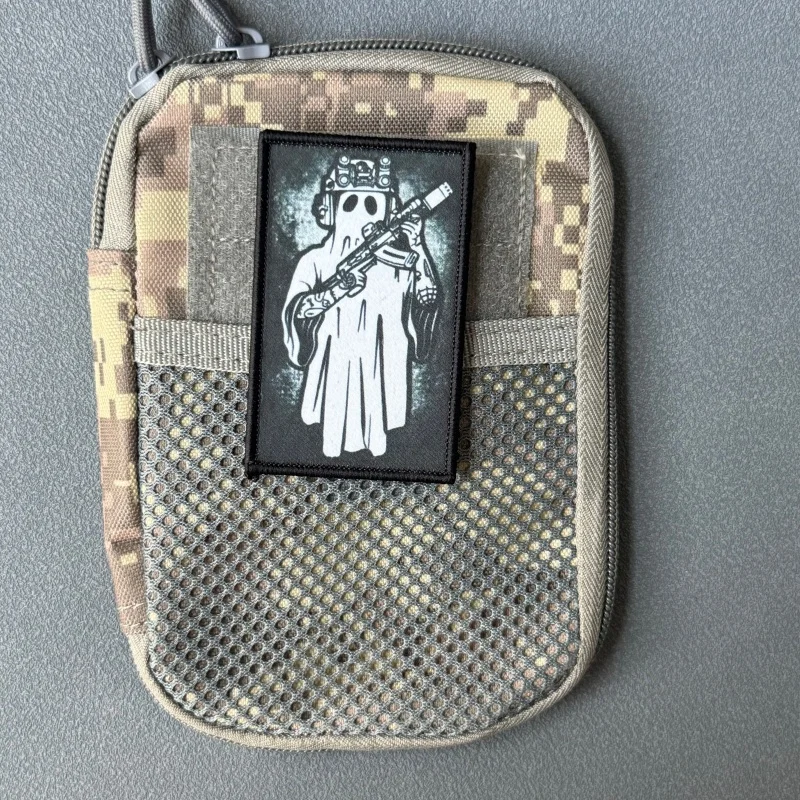 Parche táctico Operador Fantasma con velcro, insignia moral brazalete