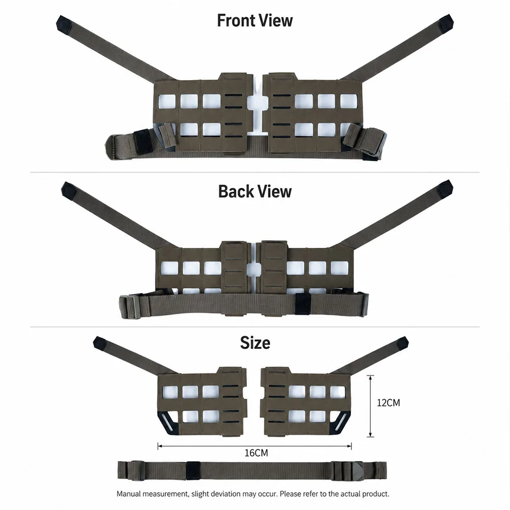 Kit MOLLE de expansión para pechera táctica modular - imagen 3