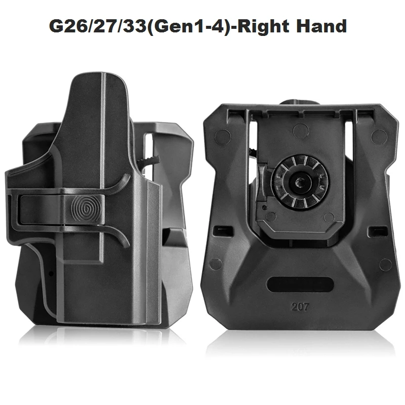 Funda táctica OWB para pistola – Cinturón transporte seguridad - imagen 3