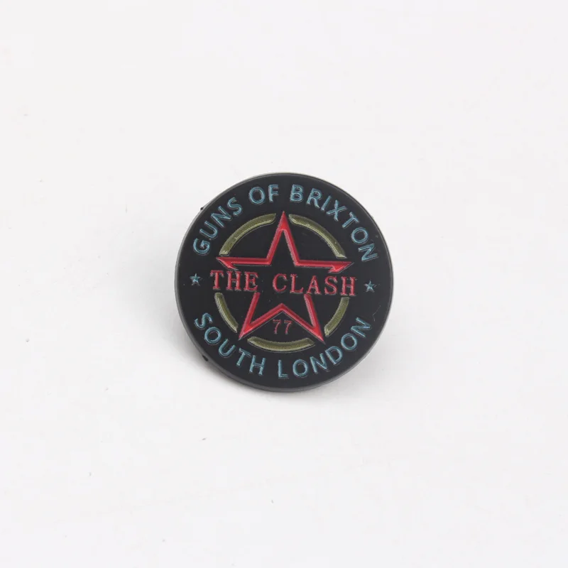 Pin esmaltado Vintage The Clash Guns of Brixton, broche rock - imagen 4