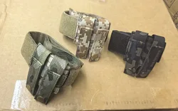 Hebilla táctica para cinturón con anillo de fijación y estabilidad