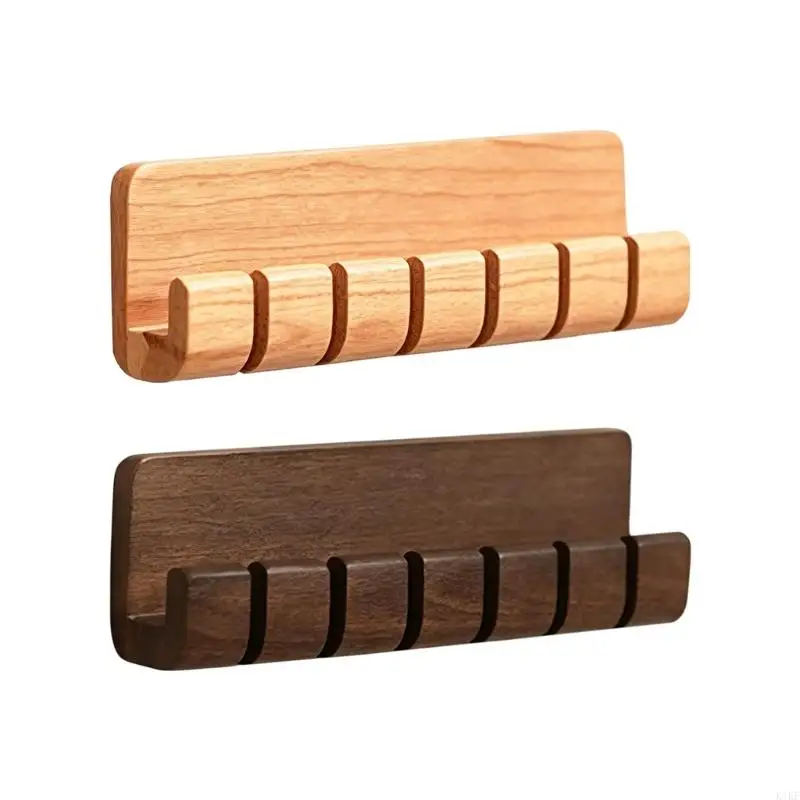 Clip gestión cables de madera para montaje en pared, estudio - imagen 3