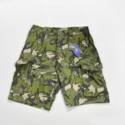 Pantalones cortos tácticos camuflaje holgados estilo chino hombre