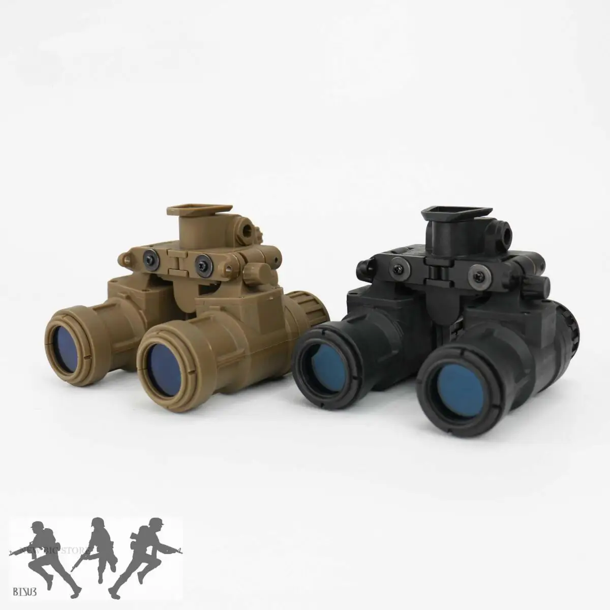 Gafas visión nocturna tácticas AN/PVS31 réplica sin NVG para casco - imagen 5