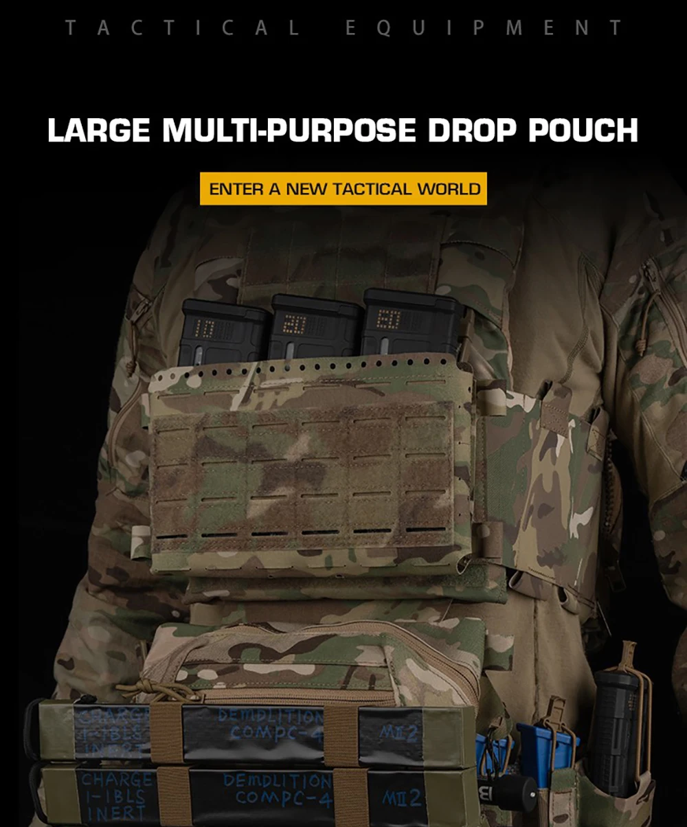 Bolsa táctica multiusos vista general
