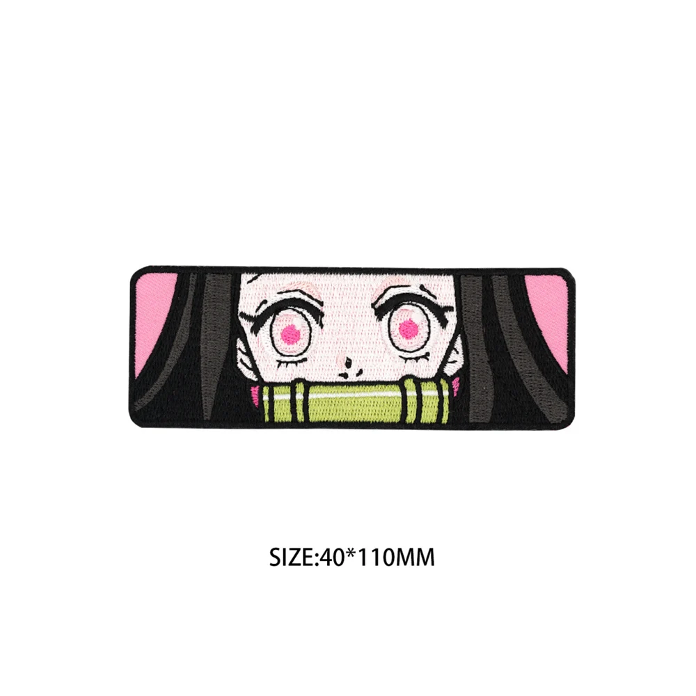Parche bordado Demon Slayer – Brazalete táctico para mochila o ropa - imagen 4