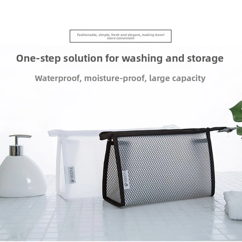 Bolsa impermeable EVA malla para cosméticos de viaje - imagen 5