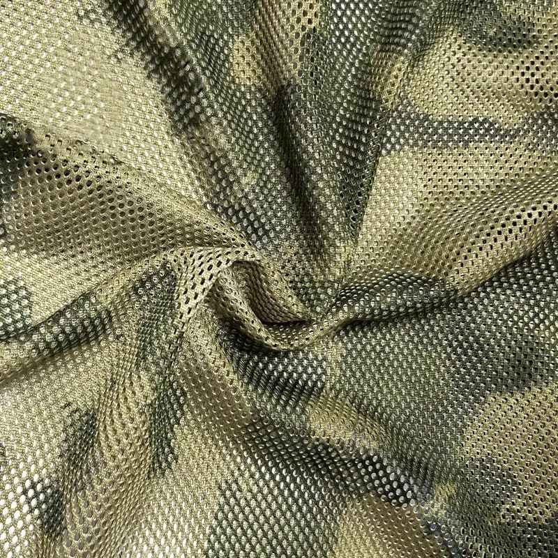 Tela camuflaje A-TACS FG malla gruesa poliéster para outdoor - imagen 4