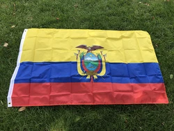 Bandera Ecuador poliéster resistente interior y exterior