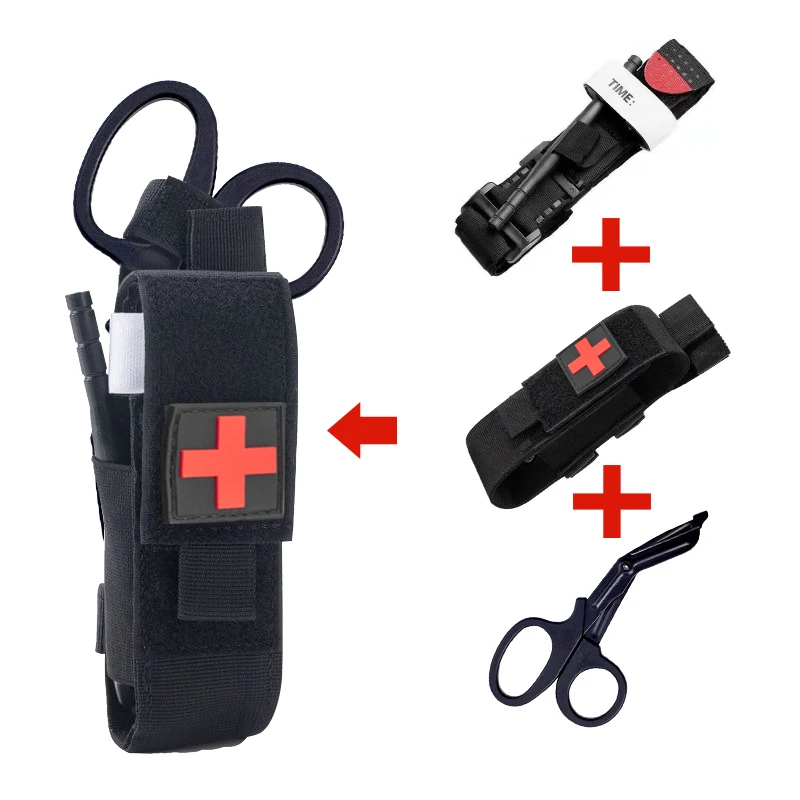 Torniquete táctico CAT extendido negro