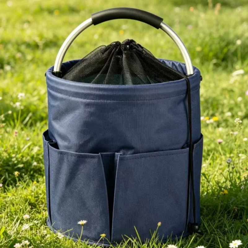 Cesta plegable de almacenamiento para acampada y playa - imagen 3