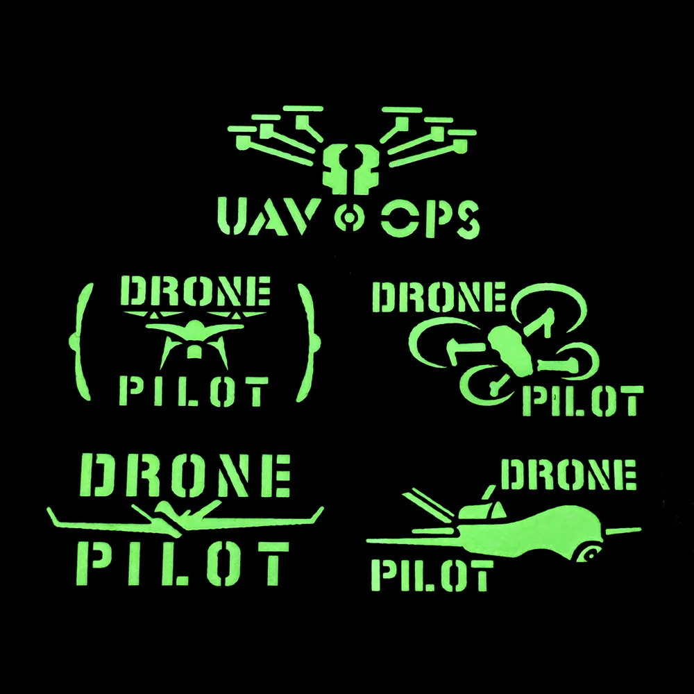 Parche táctico reflectante IR Drone Pilot – Ropa y mochila - imagen 5