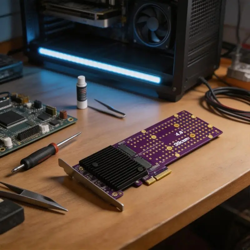 Tarjeta de expansión PCIe 4.0 x4 para almacenamiento en PC - imagen 4