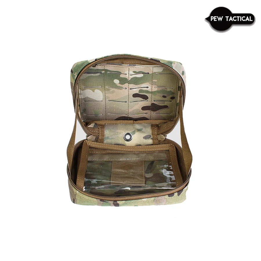 Bolsa táctica EDC MOLLE PEW para mapas con corte láser - imagen 3