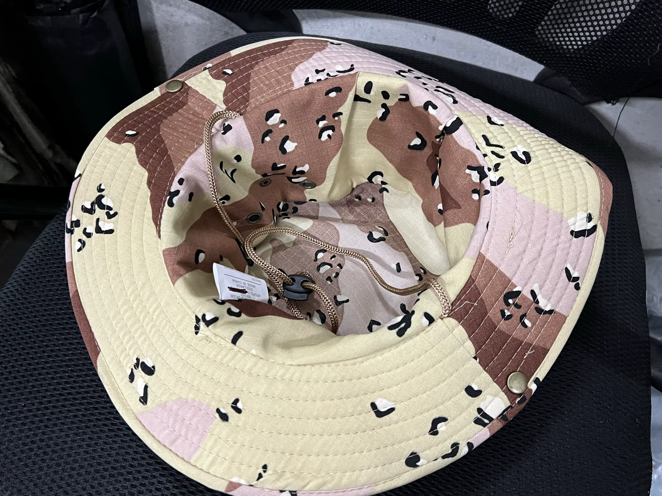 Gorro de combate Beni camuflaje desierto de borde redondo - imagen 5