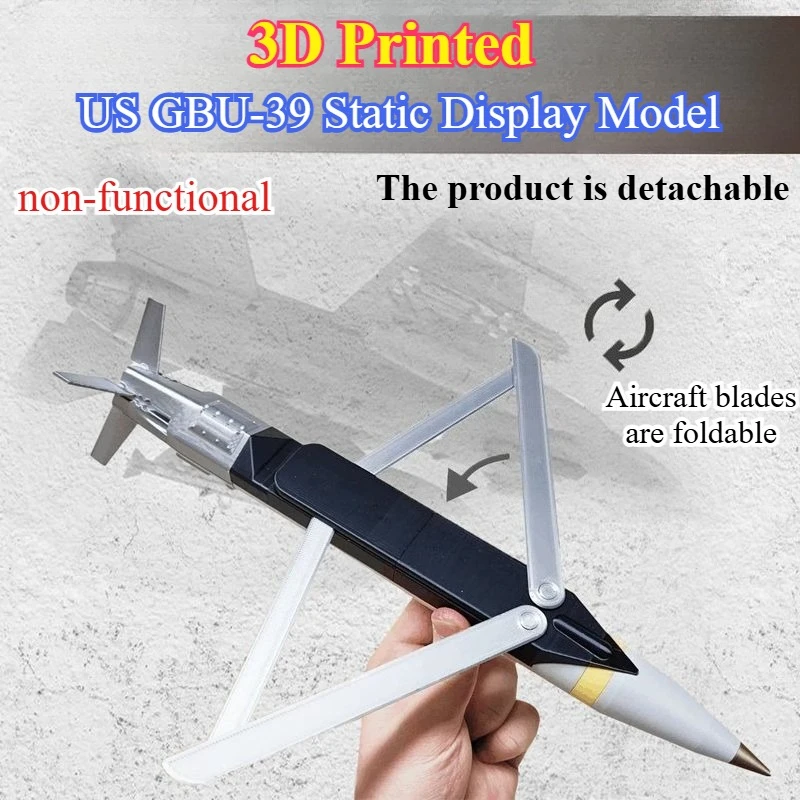 GBU-39 miniatura 3D de adorno estático impreso en alta definición - imagen 5