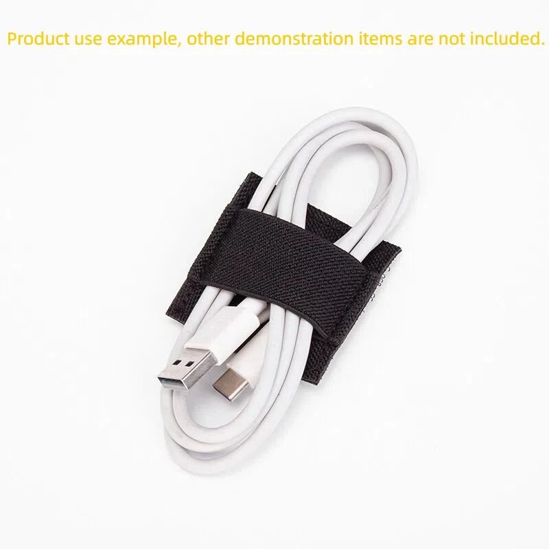 Correa elástica organizadora de cables para casco táctico con Velcro - imagen 5
