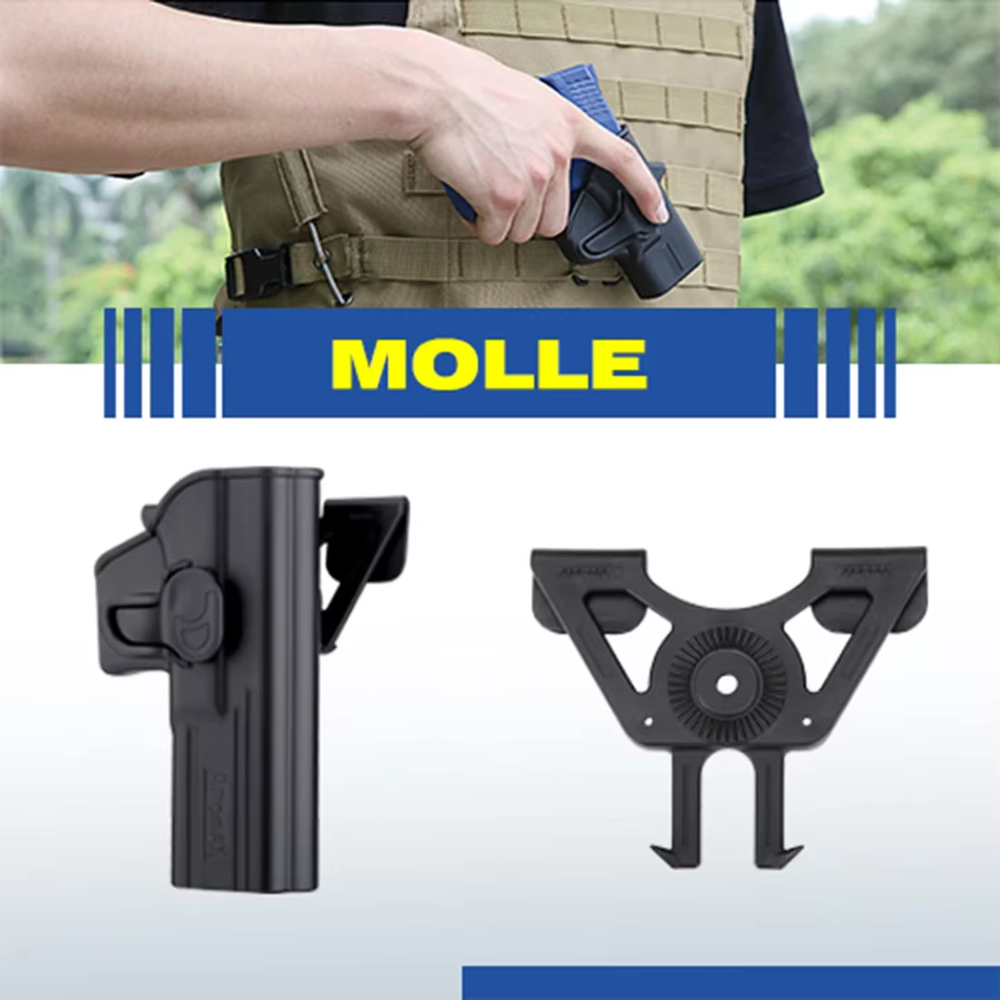 Amomax portacargador rígido con sistema MOLLE - imagen 5