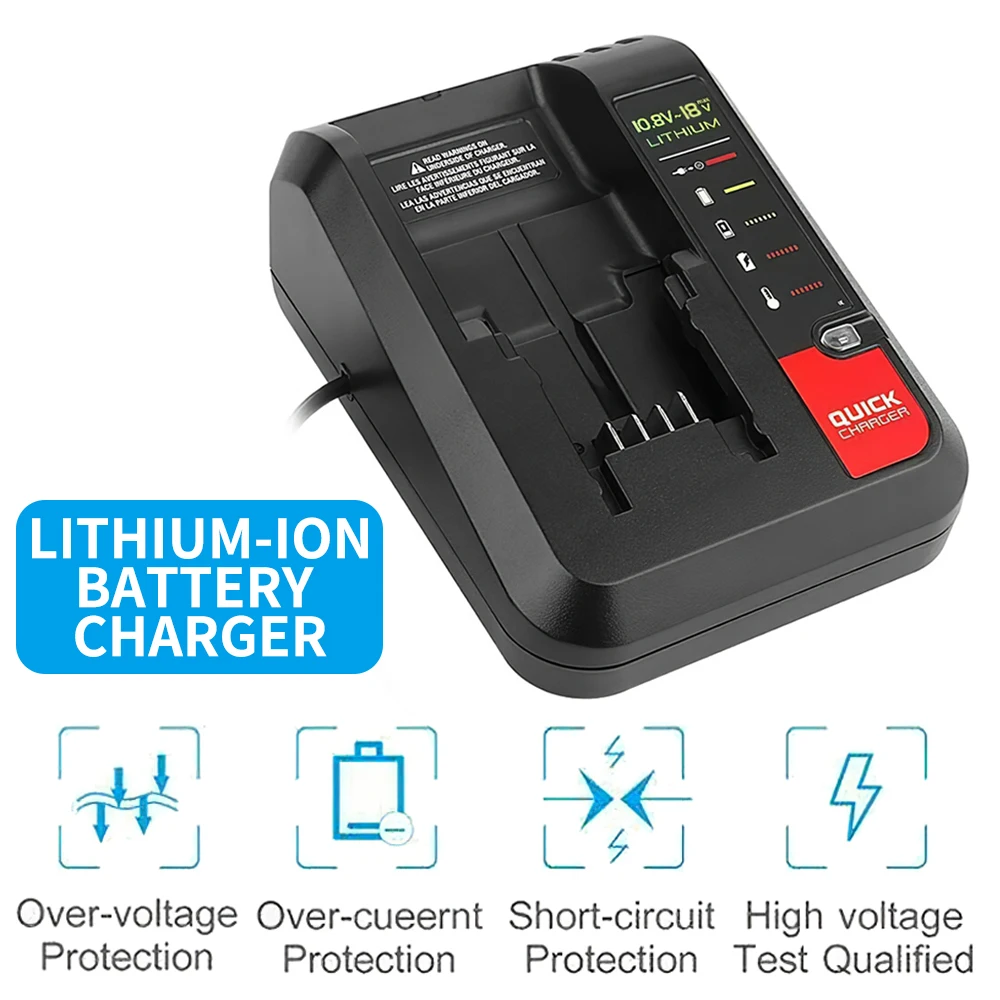 Cargador de batería de litio GiFi Power con enchufe europeo de 18V
