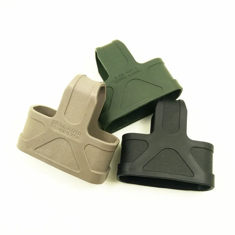 Bolsa para revistas Airsoft 5,56 con Fast Mag y bucles de goma MOLLE