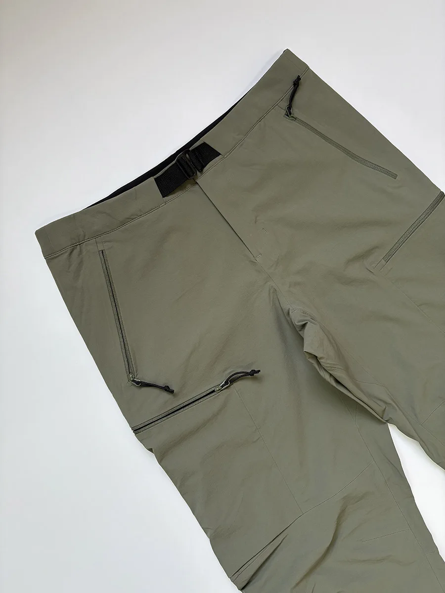 Pantalones tácticos impermeables de pierna recta con botones a presión - imagen 4