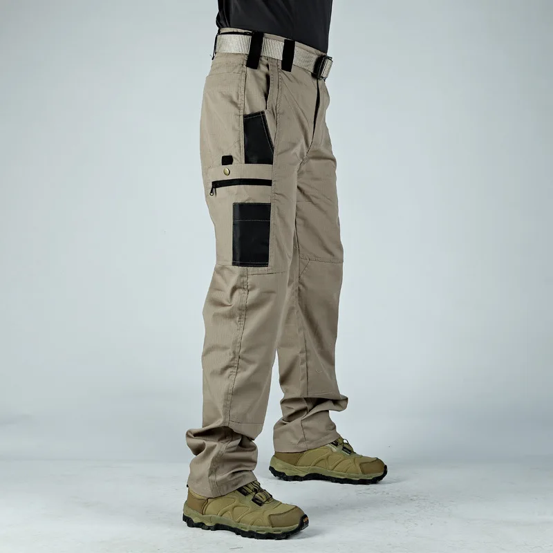 Pantalones tácticos cargo multibolsillos para outdoor y senderismo - imagen 3