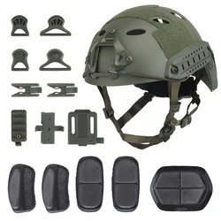 Casco Táctico PJ de Secado Rápido con Acabado Arenado – Airsoft