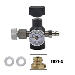 Adaptador cilindro CO2 soda carga rápida válvula ventilación