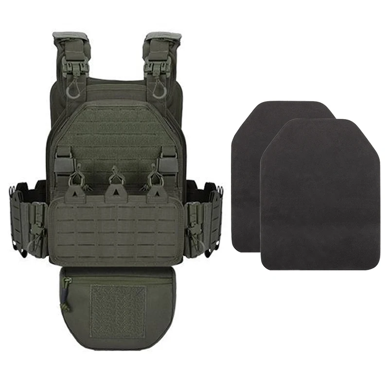 Chaleco táctico 6094 corte láser desmontaje rápido para airsoft - imagen 5