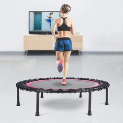 Trampolín de fitness plegable para adultos, rebote interior