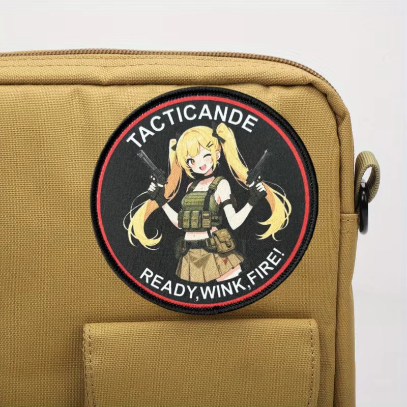 Parche táctico anime moral con gancho y bucle para gorra - imagen 5