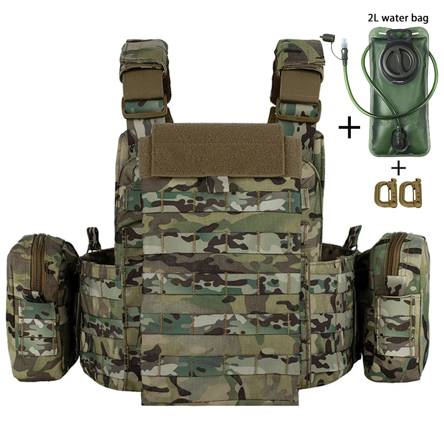 Chaleco táctico camuflaje transpirable con hebilla liberación rápida - imagen 4