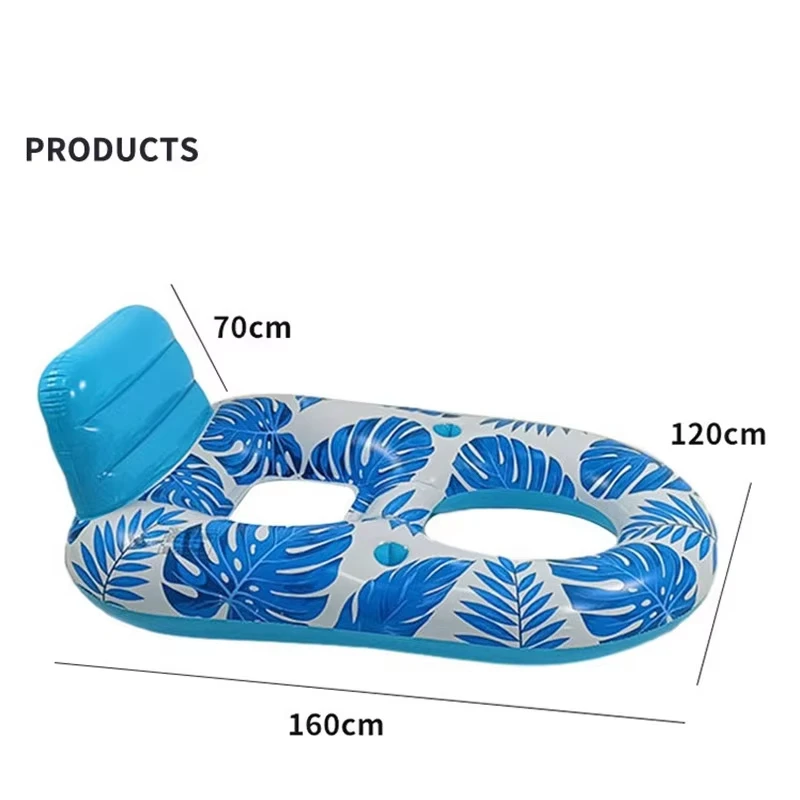 Sillón flotante inflable de malla
