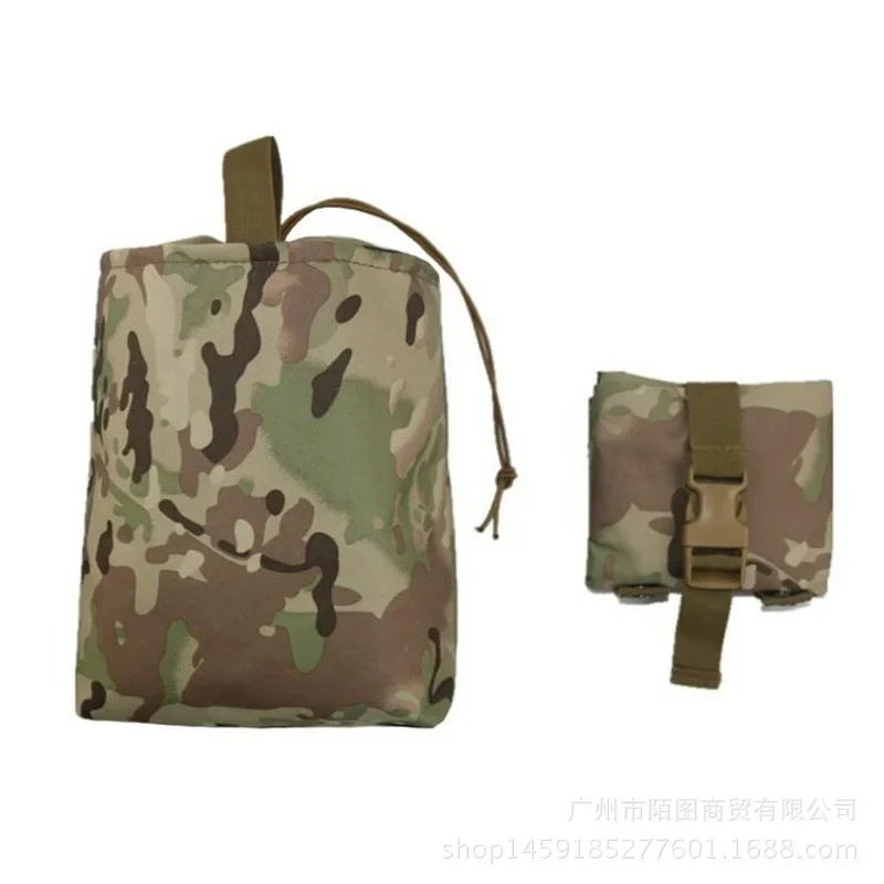 Bolsa táctica MOLLE plegable de nailon para cinturón al aire libre - imagen 5