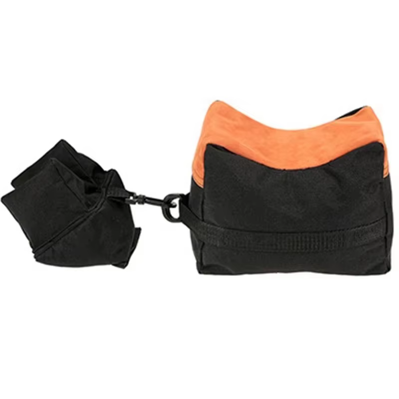 Soporte para rifle con bolsa delantera y trasera para acampada - imagen 3