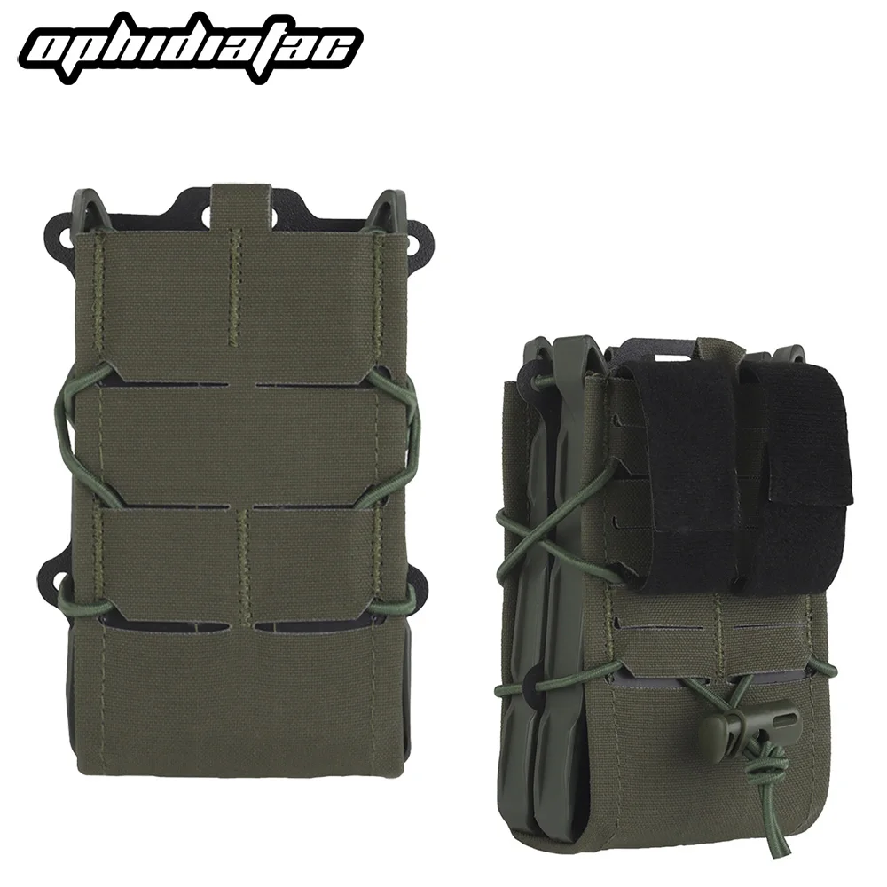 OPHIDIANTAC Porta Cargadores Doble MOLLE Magnético para M4/AR15/G36 - imagen 2