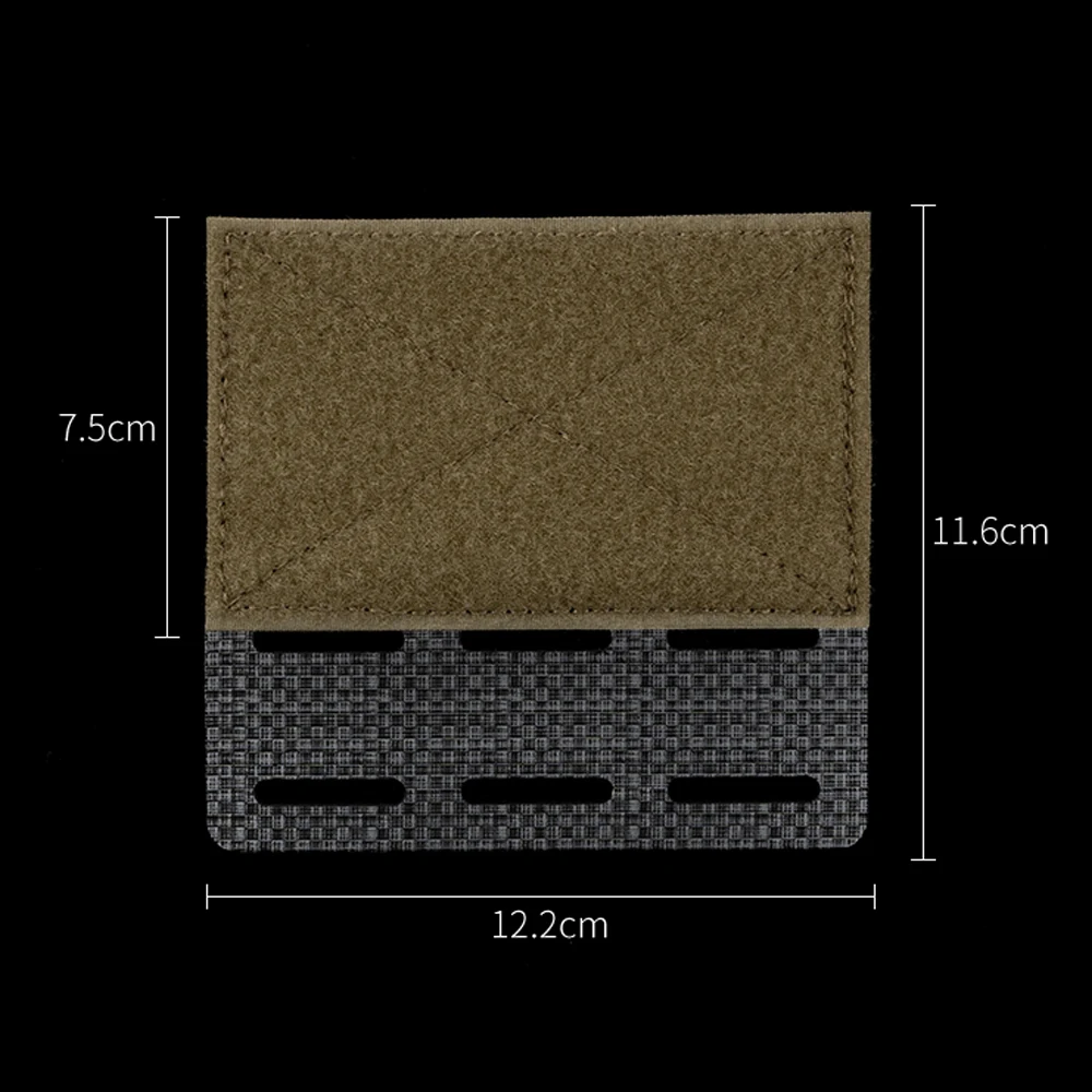 Panel adaptador MOLLE fijo para arnés de pecho y chaleco táctico - imagen 2