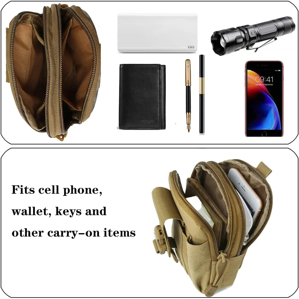 Bolsas tácticas MOLLE utilitarias EDC y equipo de caza - imagen 2