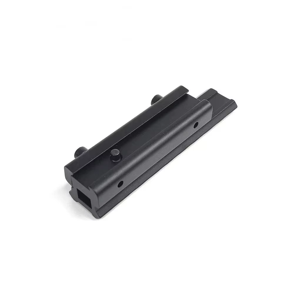 Adaptador riel Picatinny elevado 9 ranuras aluminio airsoft - imagen 5