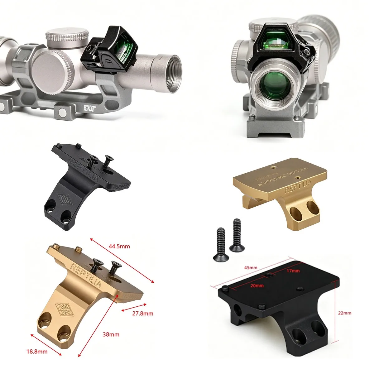 GE anillas QD cantilever para visor en riel Picatinny - imagen 5