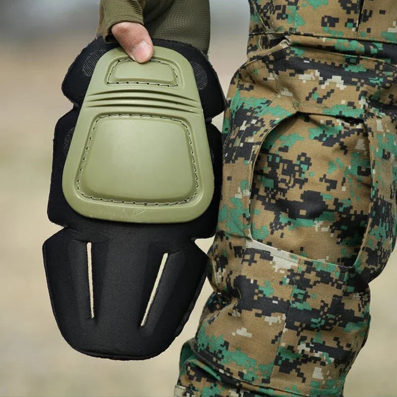 Rodilleras tácticas Combat G2 G3 airsoft y paintball militares - imagen 5