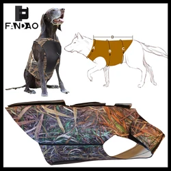 Chaleco táctico camuflaje perro ajustable antiarañazos antipinchazos