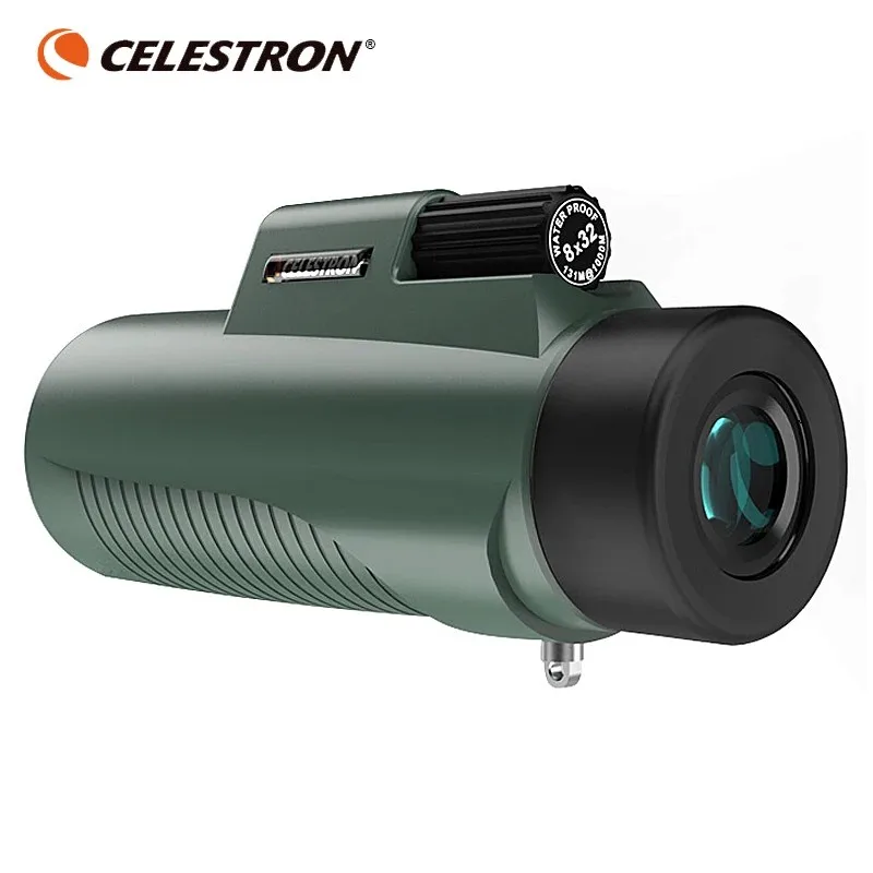Telescopio Monocular Celestron 8x32 – HD, Impermeable para Aves, Yachting y Outdoor