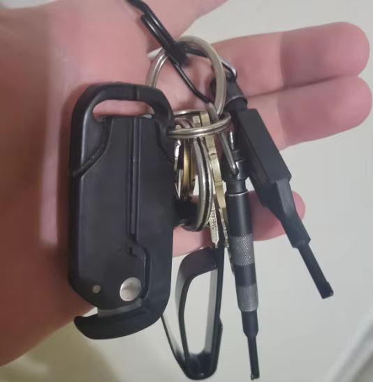 Cortabridas táctico de nailon con hebilla para cinturón - imagen 4