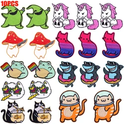 Parche moral unicornio y rana – Bordado para planchar o coser