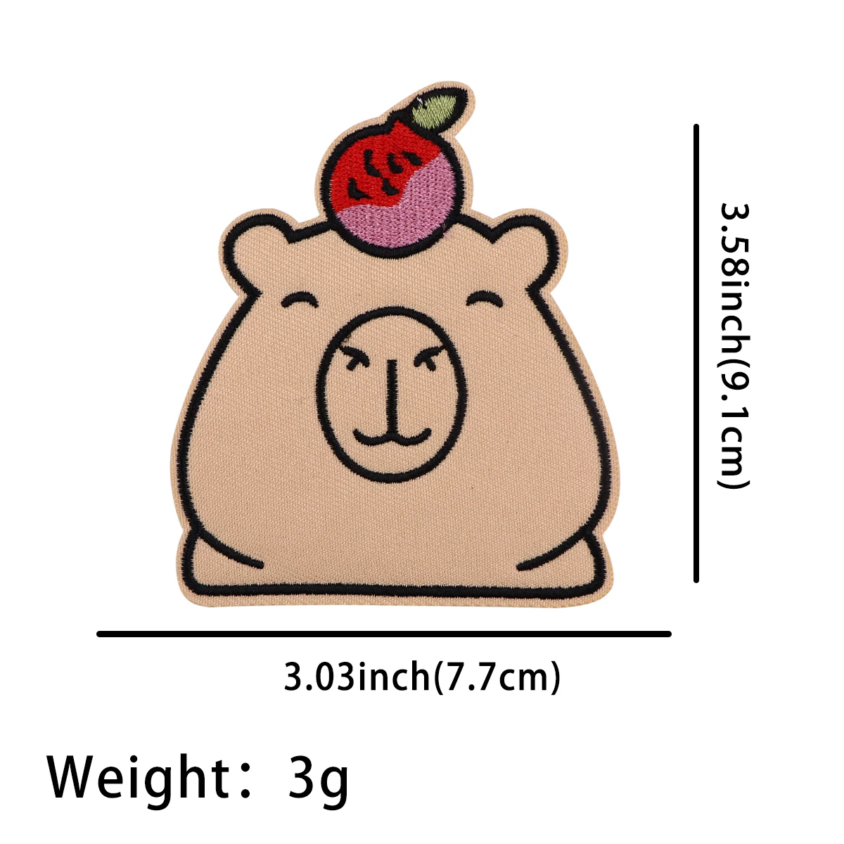 Galería de diferentes diseños de capibara aplicados en prendas