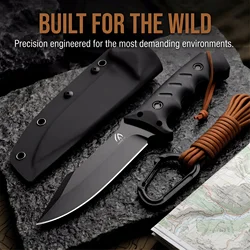 Cuchillo táctico multifunción con mango G10 y funda