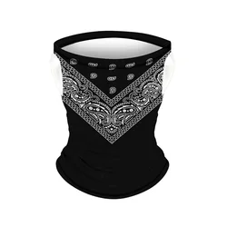Protector facial bandana táctica calavera tridimensional transpirable